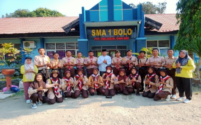Pelepasan anggota Ekskul Pramuka SMKS PURUHITA SURABAYA untuk mengikuti Kemah Akbar Se-Kabupaten Jakarta Pusat